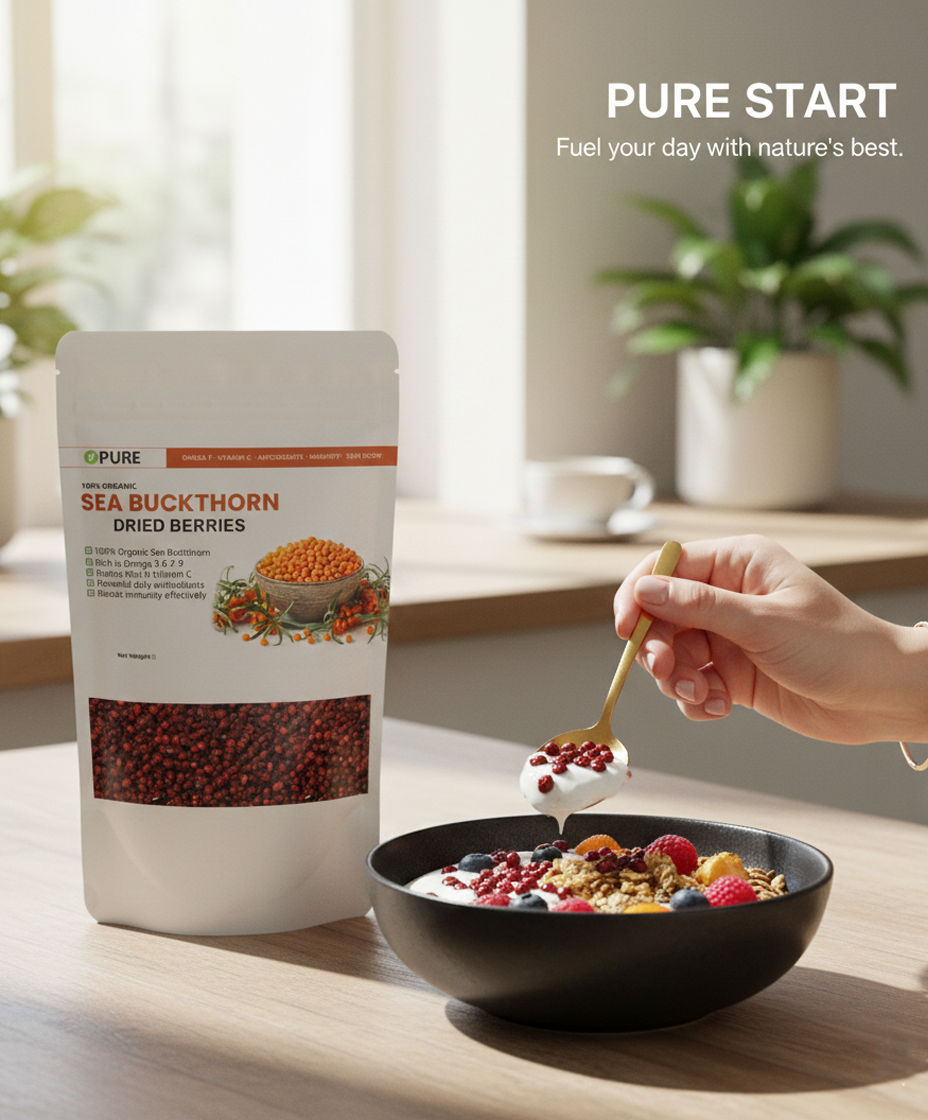 Opure Himalayan Sea Buckthorn Dried Berries