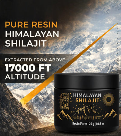 100% Pure Himalayan Shilajit Resin