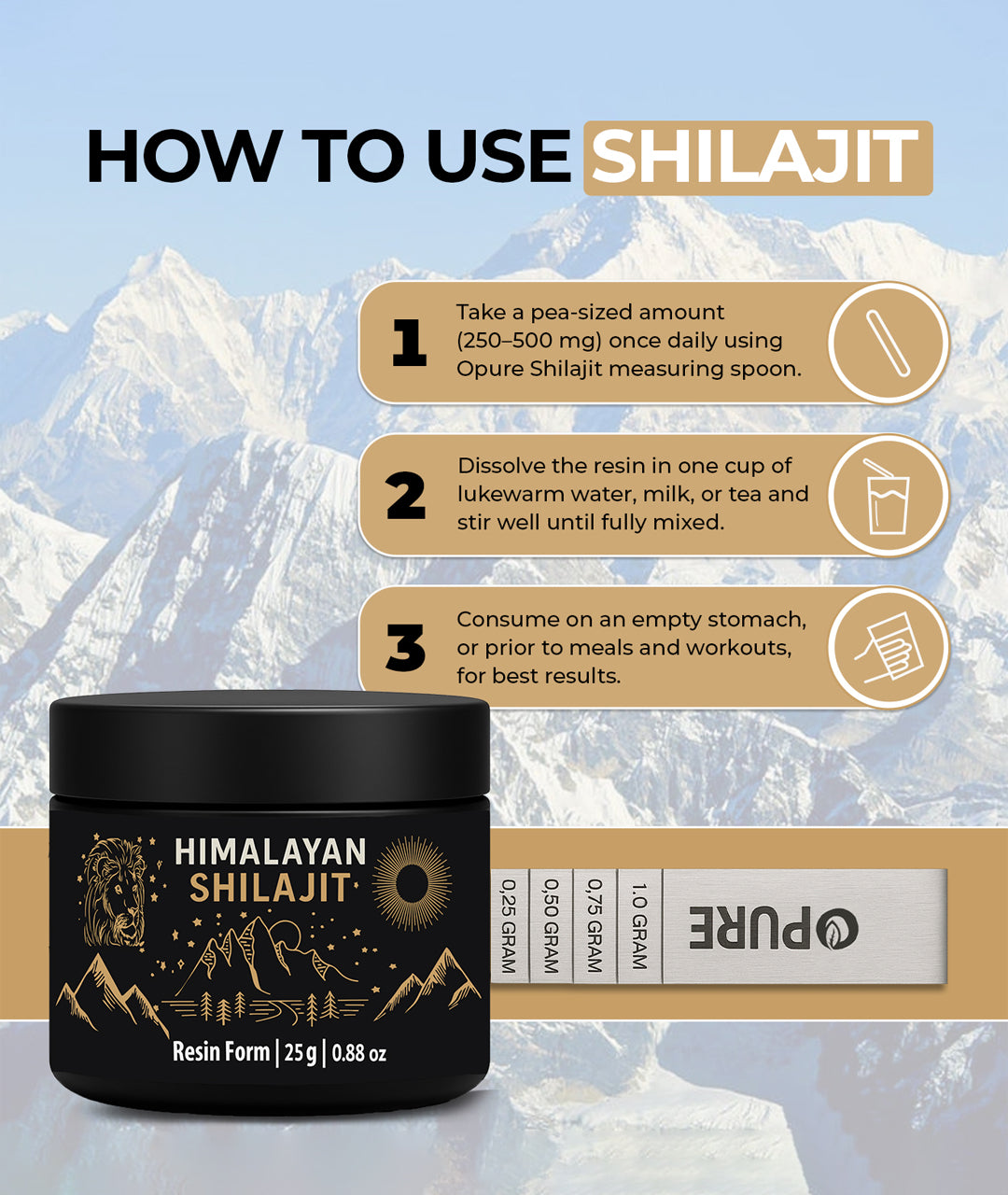Buy Pure Shilajit In Australia, Trace Minerals & Fulvic Acid - Lab Tested, 45 Days Sun-Dried