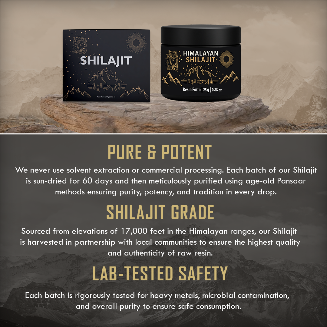Pure Himalayan Shilajit - Free Shilajit Spoon!