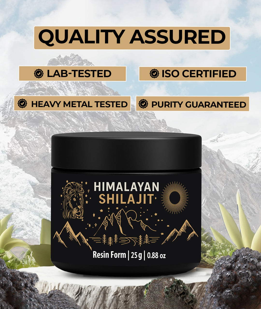 Buy Pure Shilajit In Australia, Trace Minerals & Fulvic Acid - Lab Tested, 45 Days Sun-Dried