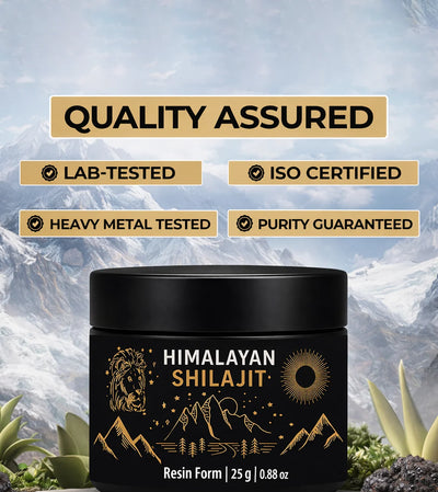 100% Pure Himalayan Shilajit Resin