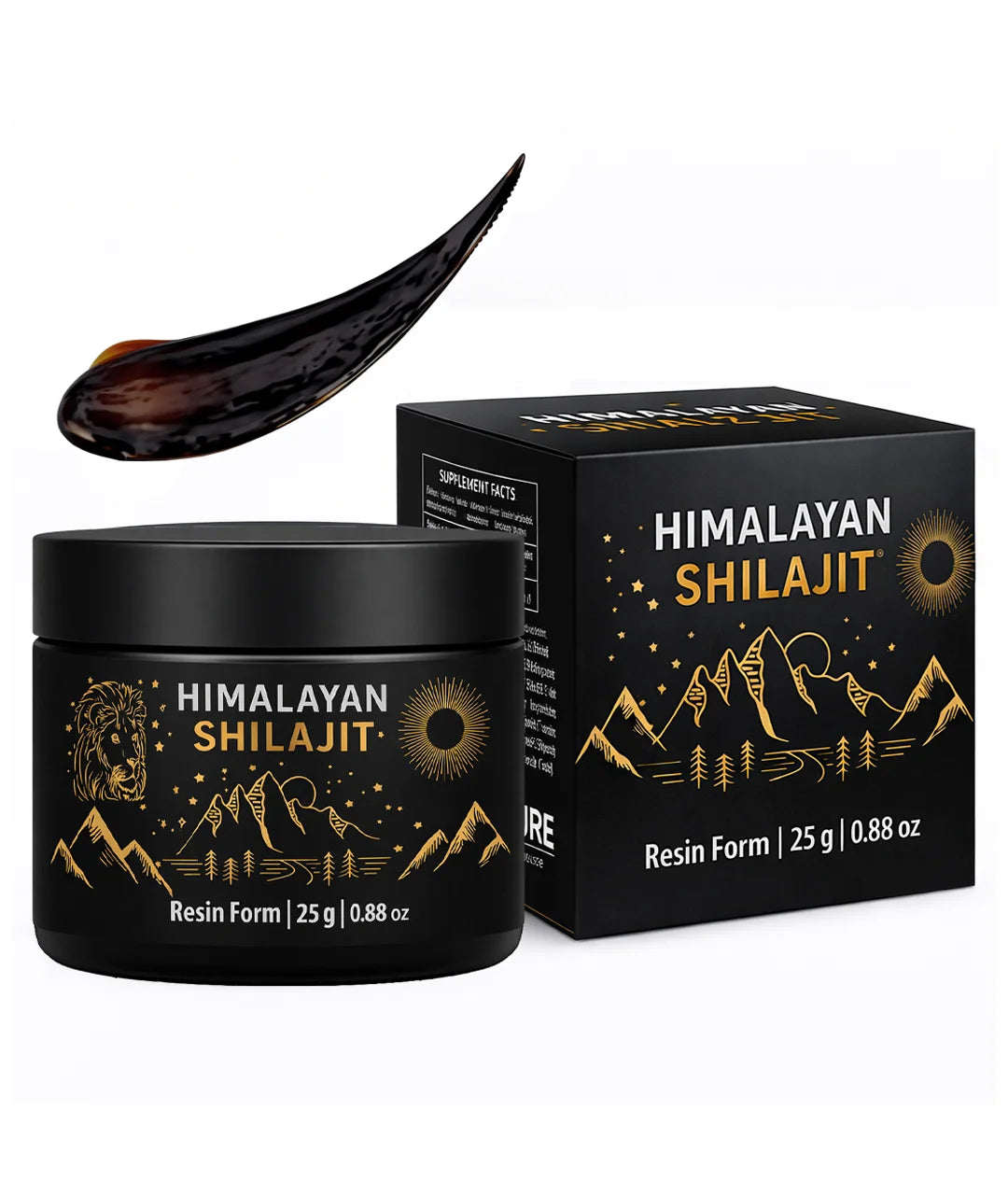 100% Pure Himalayan Shilajit Resin