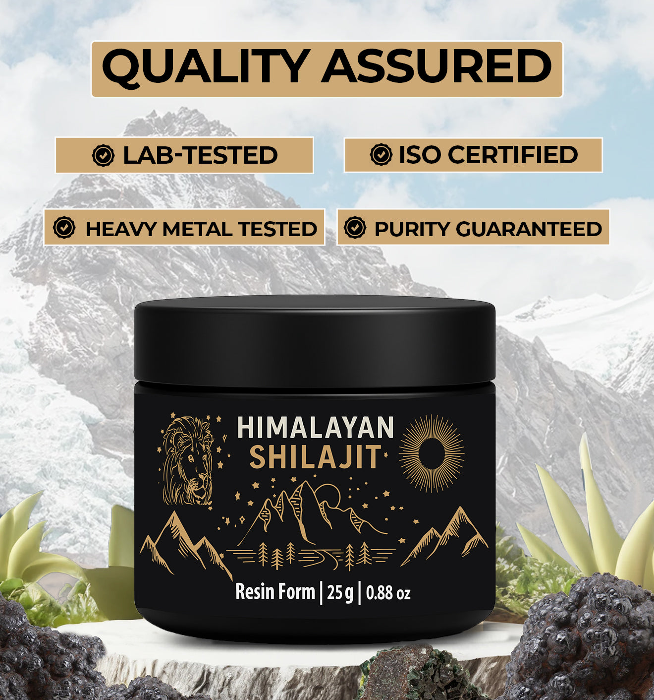 Pure Himalayan Shilajit - Free Shilajit Spoon!